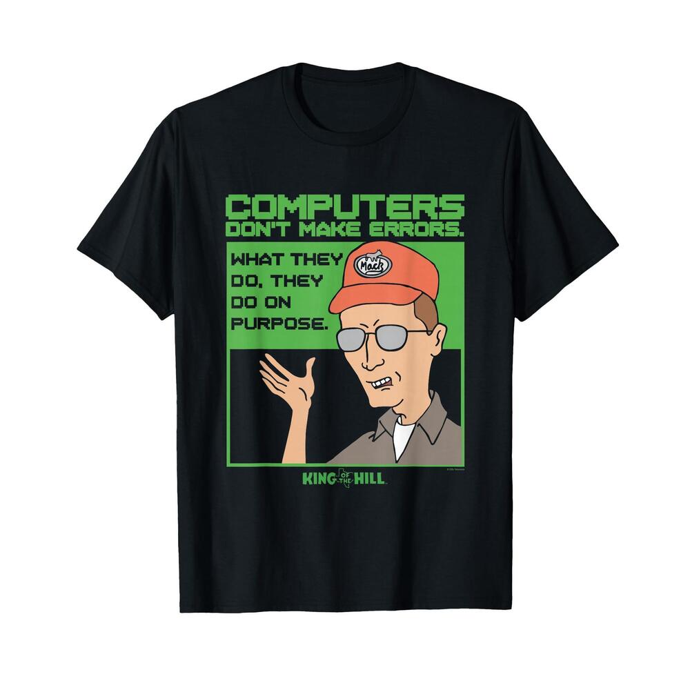 King Of The Hill Dale Gribble Computer Errors Cartoon TShirt